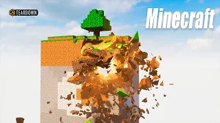 Minecraft One Chunk in Teardown
