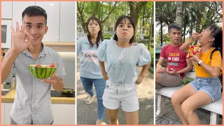 Brave but unlucky girl & Monster Friend 👧🏻😭👻❤️ Linh Nhi #shorts by LNS vs Su Hao TikTok