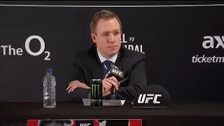 UFC London: Post-fight Press Conference