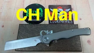 CH Man titanium frame lock knife     Disassembly included