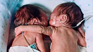 Медсестра кладёт здорового ребёнка рядом с умирающим близнецом и тут происходит настоящее чудо!