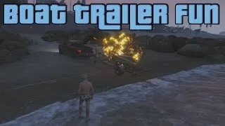 Boat Trailer Fun - Grand Theft Auto Online