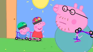 Aller à l'école en scooter | Peppa Pig Français Episodes Complets