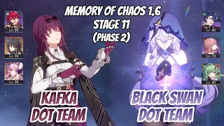 Kafka DoT Team & Black Swan x Sampo Memory of Chaos Stage 11 (3 Stars) | Honkai Star Rail