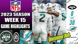 New York Jets vs Miami Dolphins [FULL GAME] WEEK 15 | NFL Highlights 2023