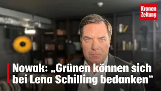 Rainer Nowak: „Grünen können sich bei Lena Schilling bedanken“ | krone.tv CLUB 3