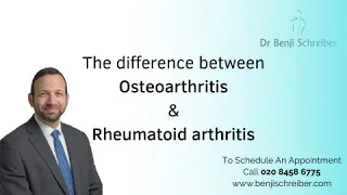 What is the difference between osteoarthritis and rheumatoid arthritis? - Dr. Benji Explains #4