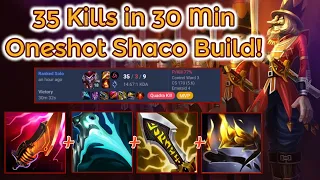 35 Kills in 30 Min! Best Crit Build for S14? [League of Legends] Full Gameplay - Infernal Shaco