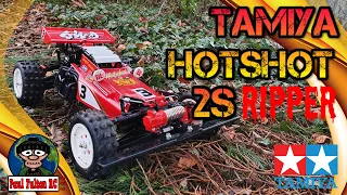 Awesome run of the Tamiya Hotshot. 4wd at it's best.