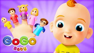 🖐️ Daddy Finger Song | Finger Family Song - GoGo Baby Nursery Rhymes & Kids Songs