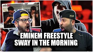 EMINEM "PAPA" FREESTYLE BARS ON SWAY IN THE MORNING *REACTION!!