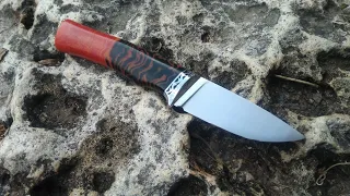 Нож "Шкет" - CPM S90V, авторская микарта.