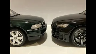 AUDI S8 D2 1998r. vs Audi S8 D5 ABT 2022r.    1 18