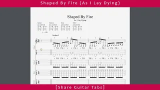 [Share Guitar Tabs] Shaped By Fire (As I Lay Dying) HD 1080p