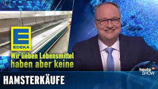Coronavirus: Warum hamstern die Deutschen Nudeln und KLOPAPIER? | heute-show vom 06.03.2020