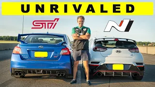 Hyundai Velsoter N vs Subaru WRX Sti, can Veloster N be your choice? Drag and Roll Race