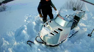 Буксуем на буране. Вышли.