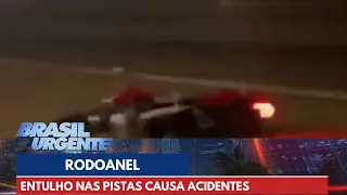 Entulho nas pistas do Rodoanel causa acidentes entre motociclistas