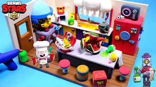 Brawler Dynamike's room "Kitchen" - Brawl Stars clay art