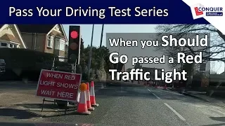 When you should pass a Red Traffic Light - Pass your Driving Test Series