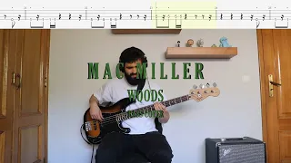 Mac Miller // Woods [Bass Cover + Tabs]
