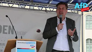 Max Krah #AfD am 1.Mai in Dresden über Spione, Freiheit, grüne Verbote, Vermögensvernichtung & Krieg