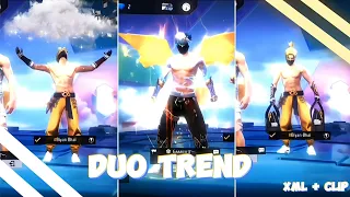 Sou Favela🔥🥶 | FF DUO TREND | XML + CLIP ❤️✨ | NEW TREND 💫💯💖! - | FF EDIT