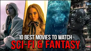 🎬🍿Top 10 Best Sci Fi & Fantasy Movies | Best Films to Watch On Netflix, Amazon Prime, MAX, Apple TV+