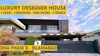 Luxury 1 Kanal House for Sale in DHA Phase 2 Islamabad | 5 Bdr | Park Facing | Imported Material 🏡🌳