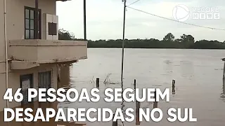 46 pessoas seguem desaparecidas após passagem de ciclone no sul do Brasil