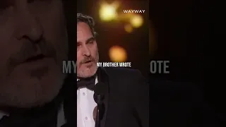 Joaquin Phoenix’s Emotional Tribute To Late Brother 🥺❤️ #shorts