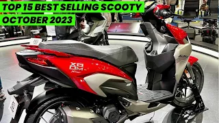 Top 15 Best Selling Scooter in October 2023 |🔥 Best Scooter to buy 2023 | Honda Activa , Jupiter &