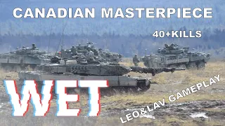 Canadian Masterpiece 40+ Kills! | LAV 6 & Leopard MBT Gameplay on Belaya