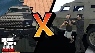 GTA V Online Versus #49: RPG VS INSURGENT COM MARMOTAGEM! NUNCA RI TANTO...