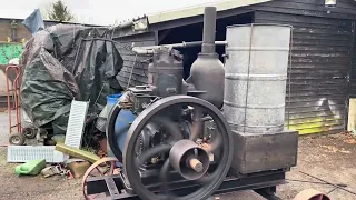 Petter S type 12-14Hp water pump run