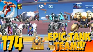 Mech Arena - Gameplay Walkthrough Part 174 - Epic TANK Team🔥OMG!(iOS,Android)