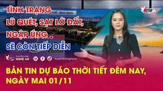 Bản tin Dự báo Thời tiết đêm nay, ngày mai 01/11/2023