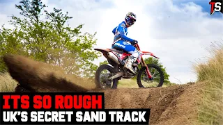 RIDING MY CRF450 AT AN EPIC UK SAND TRACK!