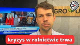 Michał Kołodziejczak: Komentarz do konferencji ministra rolnictwa. Kryzys w rolnictwie trwa.