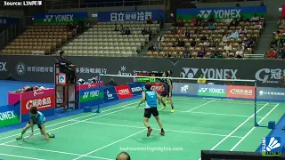 Super Defense from Kevin Sanjaya | Kevin Sanjaya/ Marcus Fernaldi vs Takuro Hoki/ Yugo Kobayashi