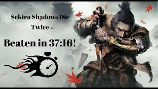 Sekiro Shadows Die Twice Speedrun in 37:16 (Shura Glitchless)