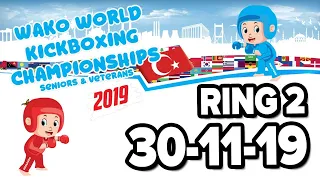 WAKO World Championships 2019 Ring 2 30/11/19 Finals