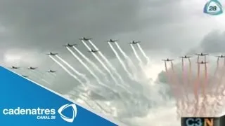 Espectáculo de la Fuerza Aérea en Santa Lucía, Estado de México