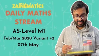 M1 A LEVELS FEB/MAR 2020 VARIANT 42 9709/42/F/M/20