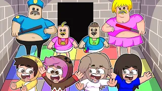 LA FAMILIA DE BARRY ENCIERRA EN PRISIÓN AL TEAM ANORMAL EN ROBLOX !!