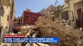 Rescuers continue to search for survivors from catastrophic Moroccan earthquake