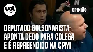 CPI do 8/1: Deputado bolsonarista aponta dedo para colega e é repreendido por Arthur Maia