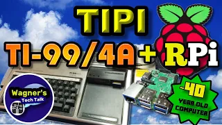 TIPI: Raspberry Pi connected to a TI-99/4A Computer! Online Gaming/Chat/Mouse/Disk on the TI994a!