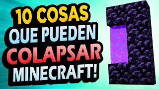 ✅ 10 Formas de COLAPSAR tu Minecraft!!!