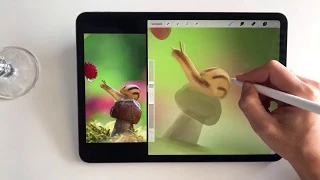 Как рисовать в Procreate | 🐌 урок рисования на iPad Pro Apple Pencil 2